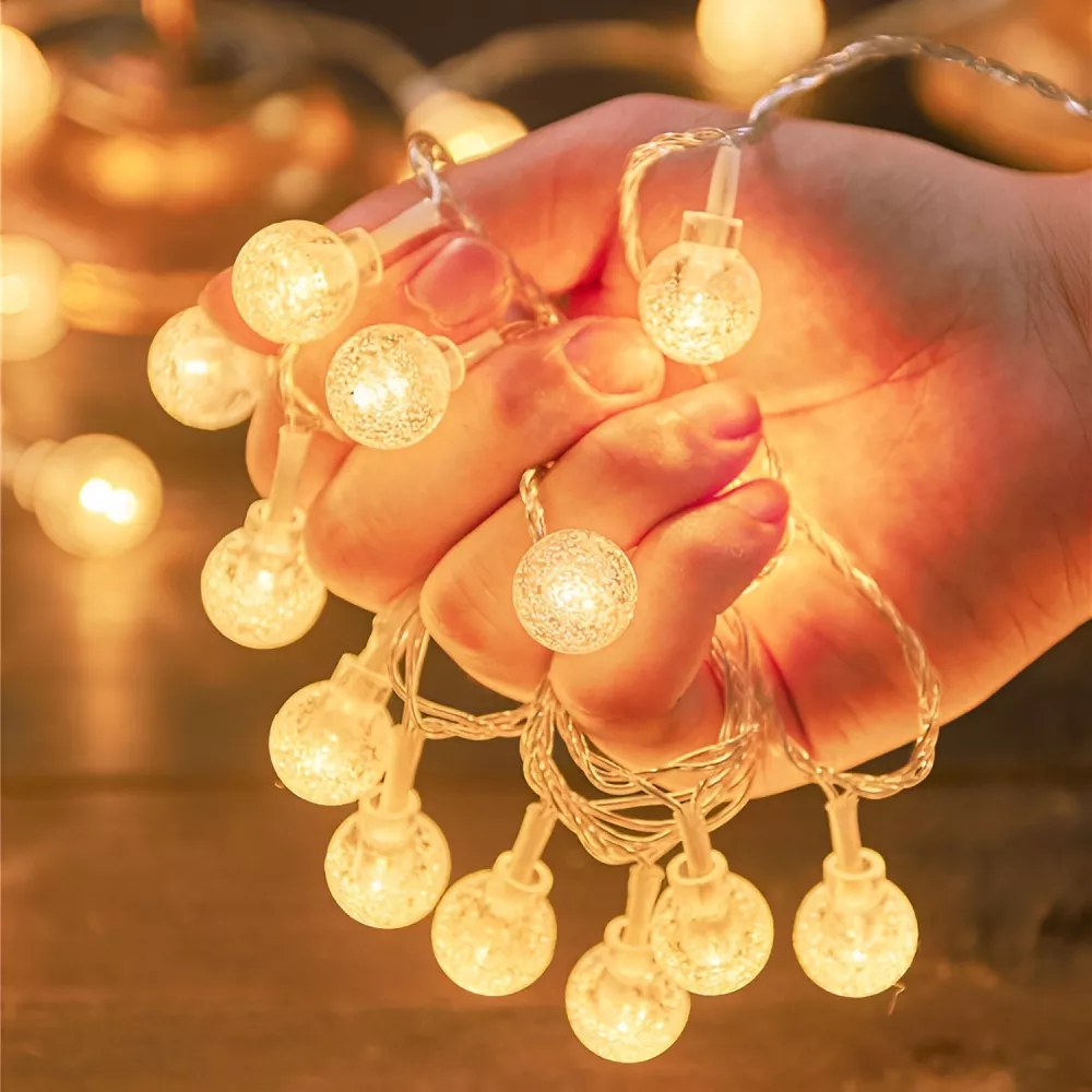 Picture of 30M LED Ball string Light In Warm White Light