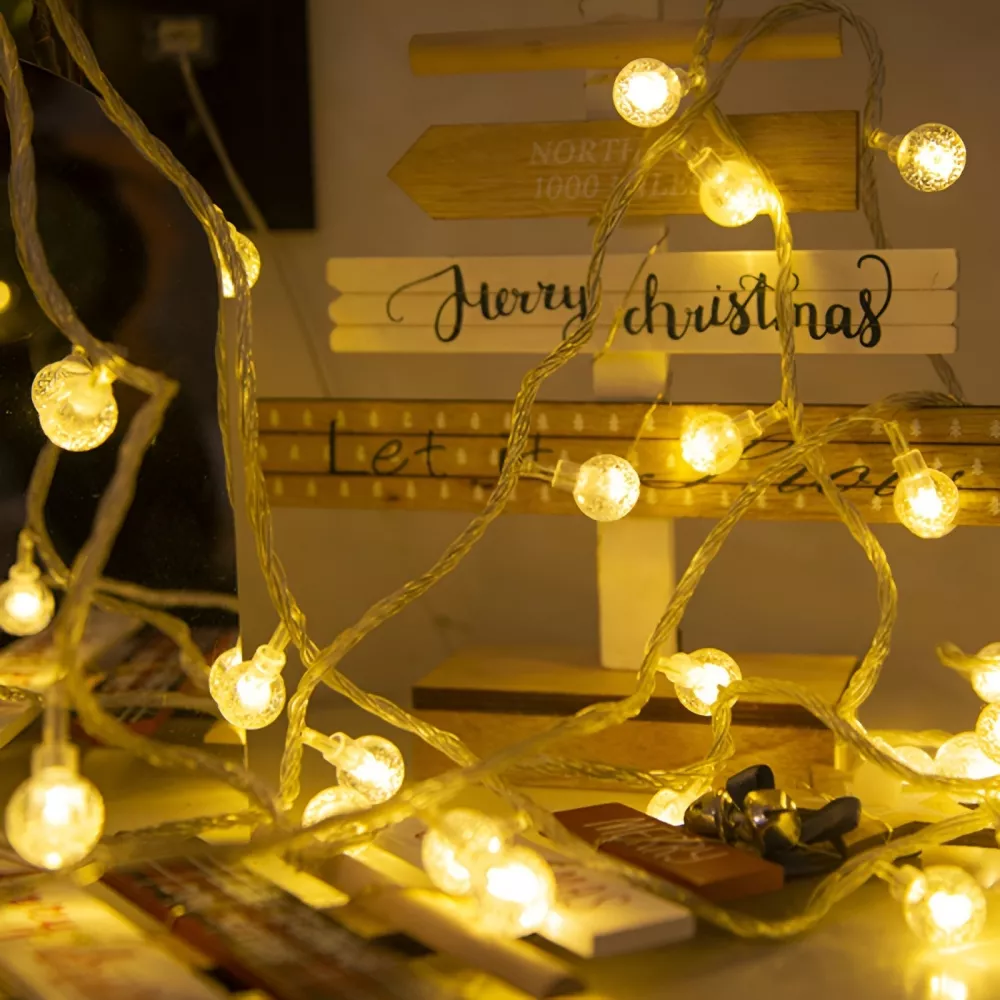 Picture of 30M LED Ball string Light In Warm White Light