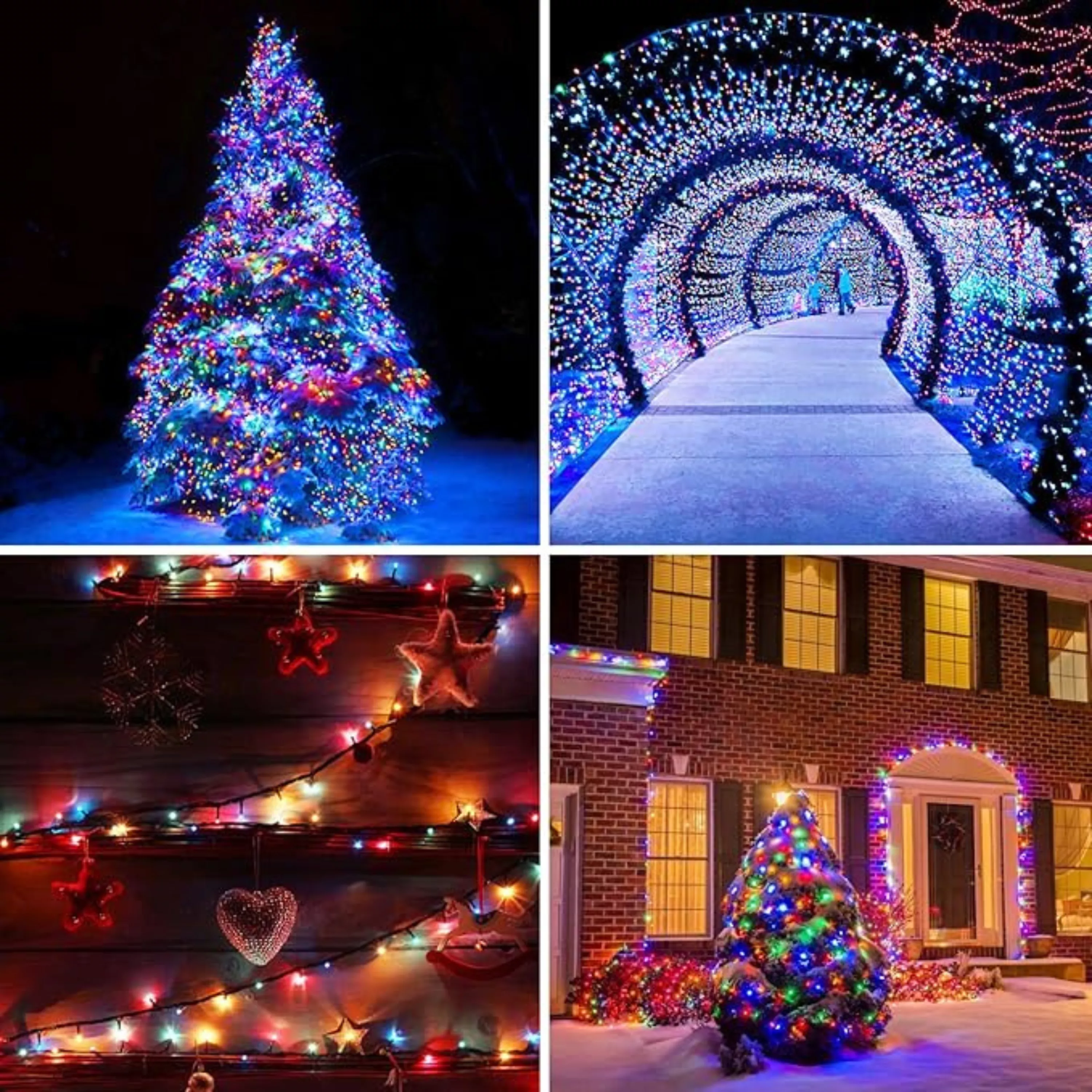 Picture of 480 LED Multicolor String Lights – 50 Meter Decorative Fairy Lights for Christmas, Home, Garden & Outdoor Festive Lighting