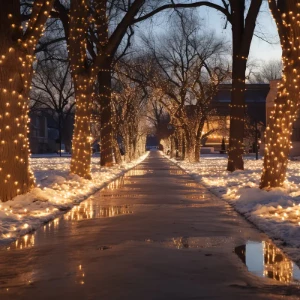 Picture of 50M Warm White LED String Light – 8 Lighting Modes