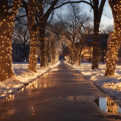 Picture of 50M Warm White LED String Light – 8 Lighting Modes