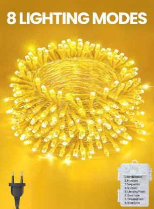 Picture of 50Meter  LED String Fairy Lights, 8 Modes-320 LEDs,