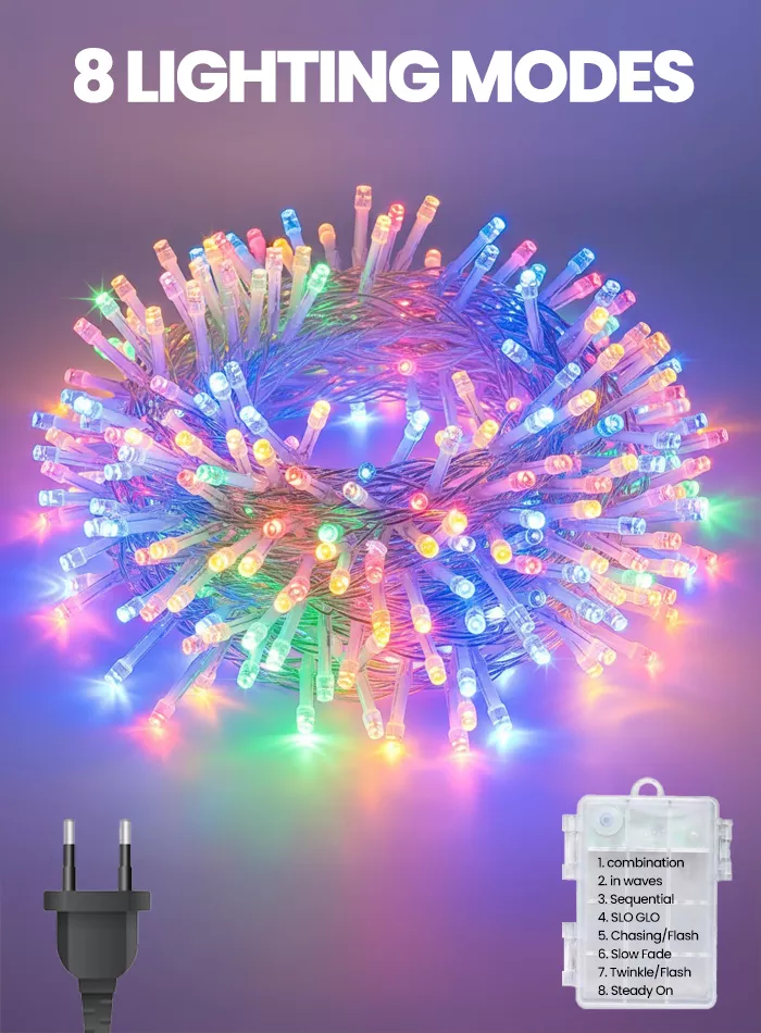 Picture of 50Meter  LED String Fairy Lights, 8 Modes-320 LEDs,