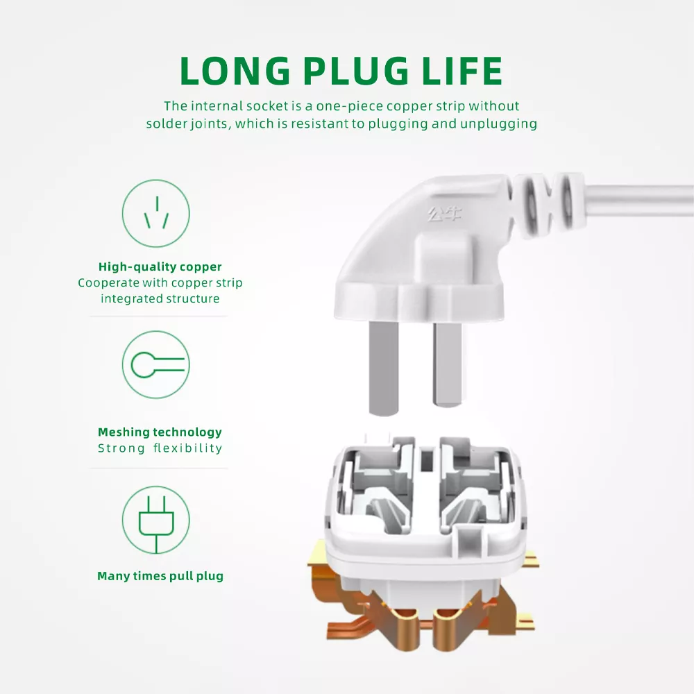 Picture of GONGNIU Universal Extension Socket Power Strip 3 Socket