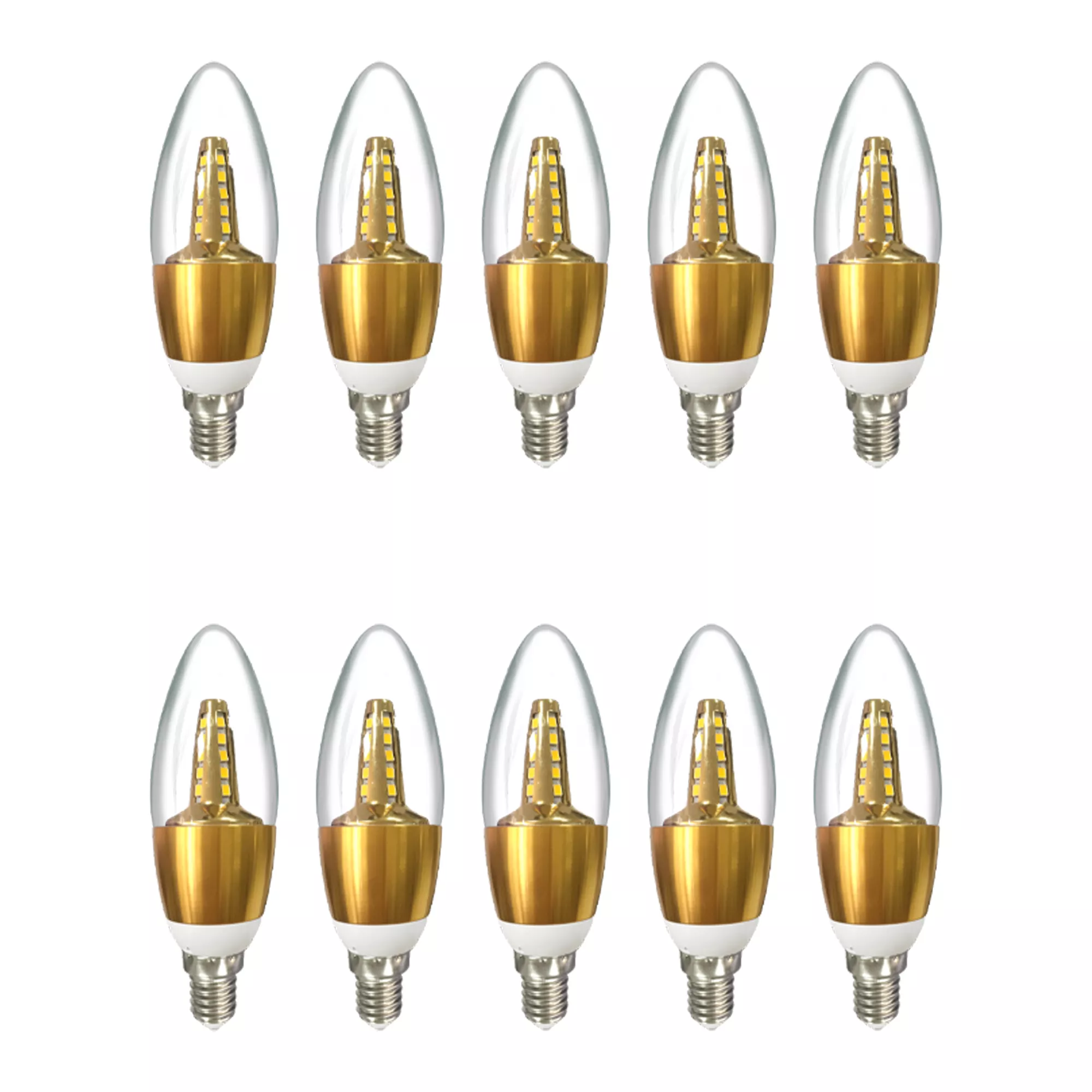 Picture of Candle Bulb 4W – Warm White / White – Decorative Flame Candle Light