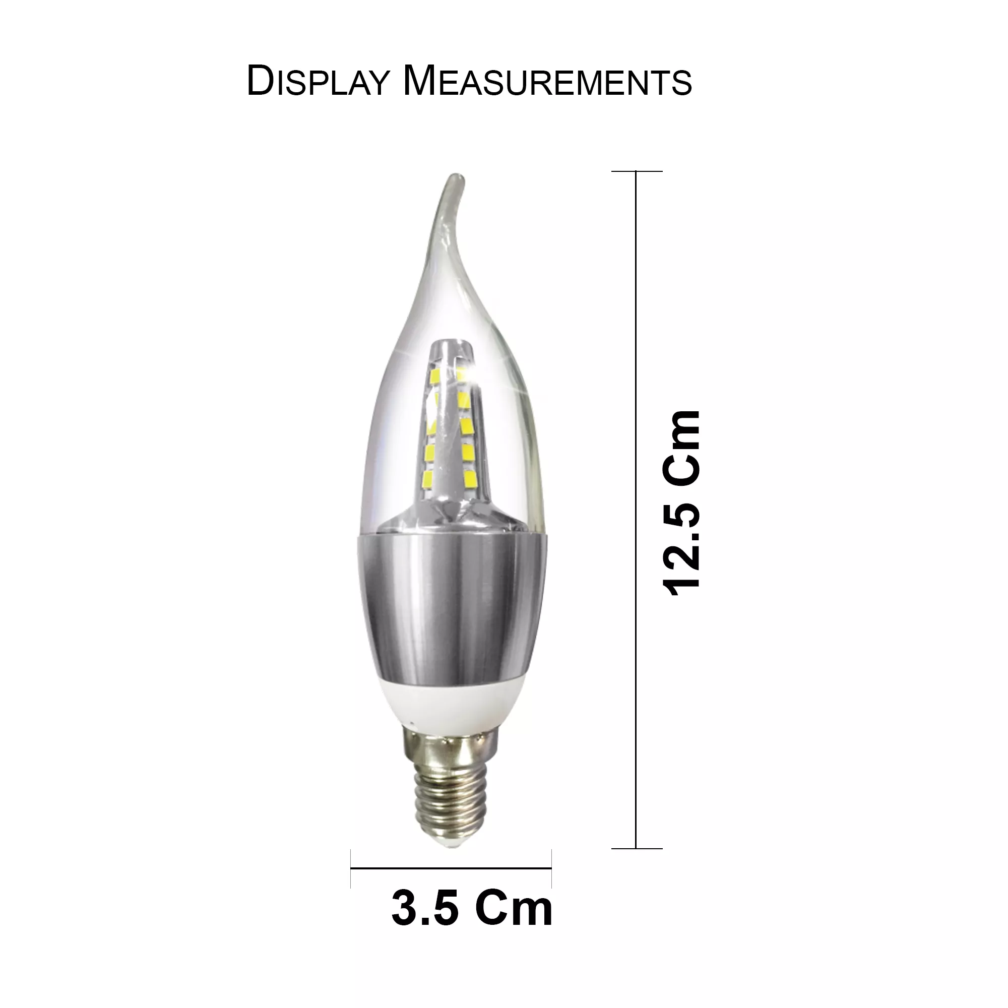 Picture of Decorative Chandelier Bulb-E14 LED Candle Bulb 4W Slim