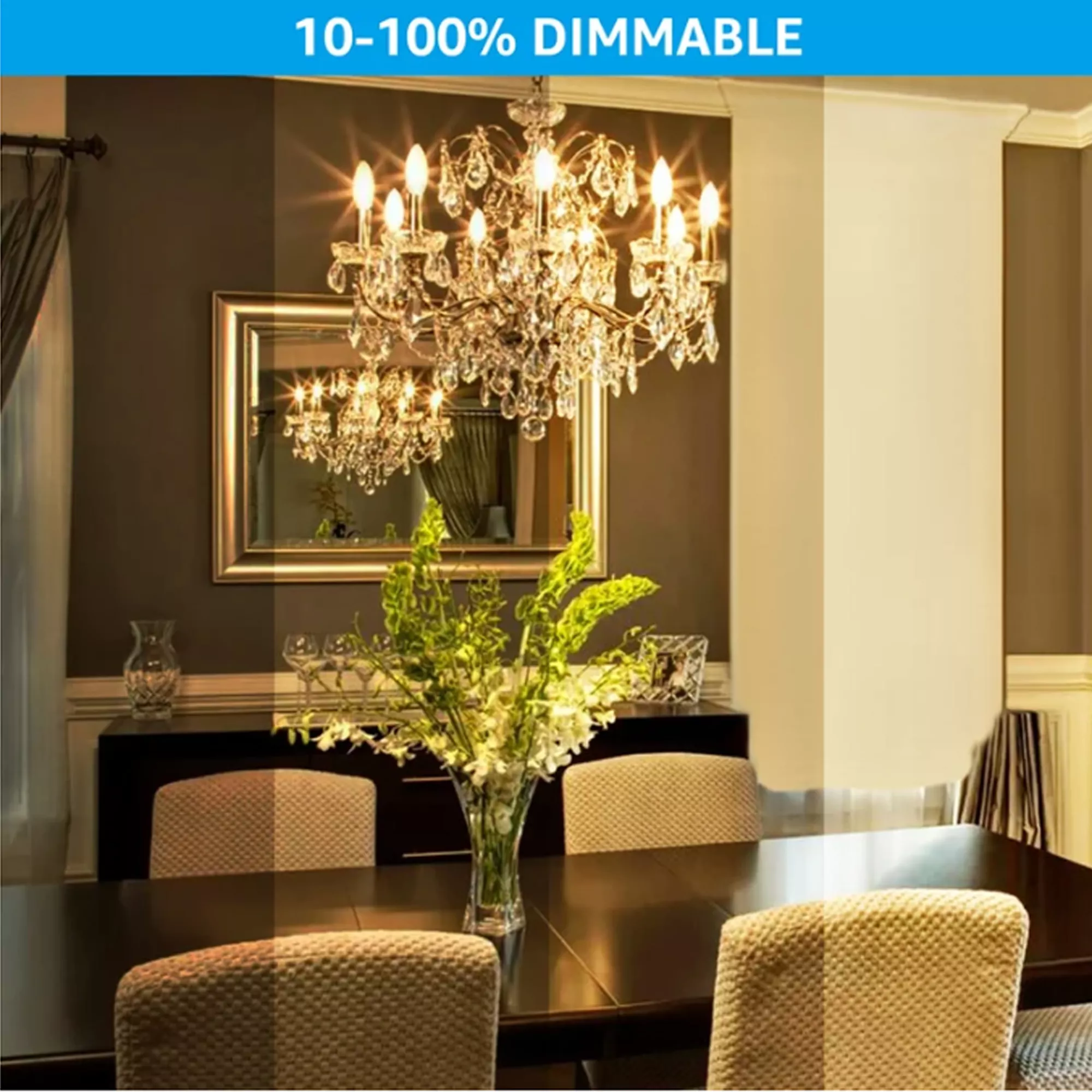 Picture of LED Candle Bulb 7W – Diffused Flame Candle Light – Warm/White