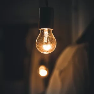 led filament bulb e27 warm white close up