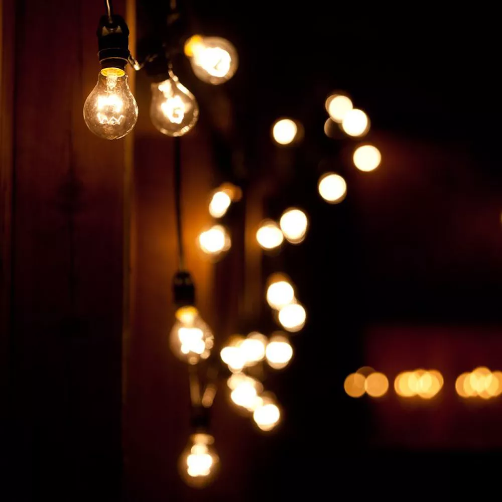 decorative warm white edison bulb night lighting