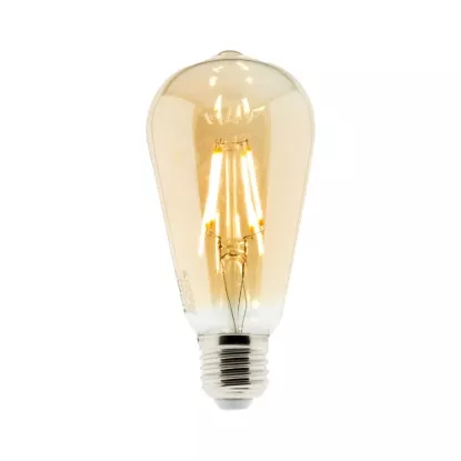Picture of Vintage Edison LED Bulb 6W E27 – Warm Amber Decorative Filament Light