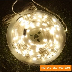 Picture of Solar Skin Wire Light String – Clear Wire – Warm White 3000K
