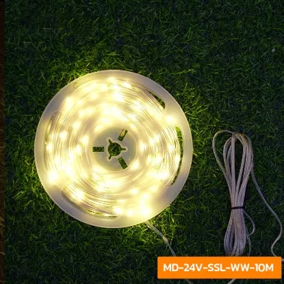 Picture of Solar Skin Wire Light String – Clear Wire – Warm White 3000K