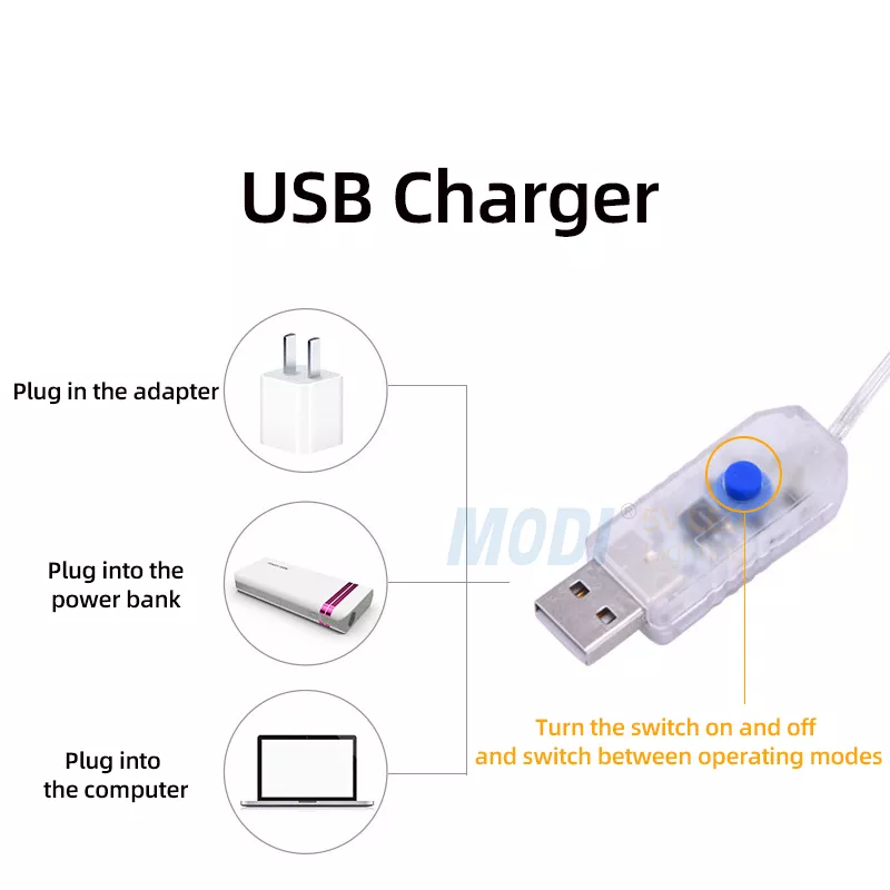 Picture of USB LED Strip Light 10M – Dual Color (White/Warm White)