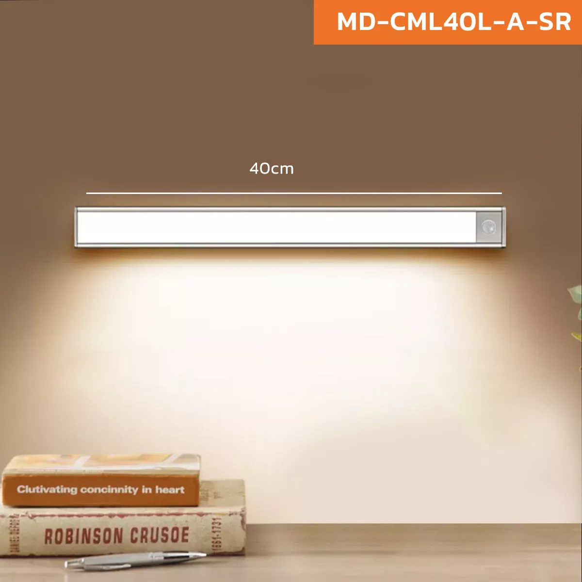 Picture of Slim LED Rechargeable Wall Light – 3 Color Touch Control Night Lamp 1.8W