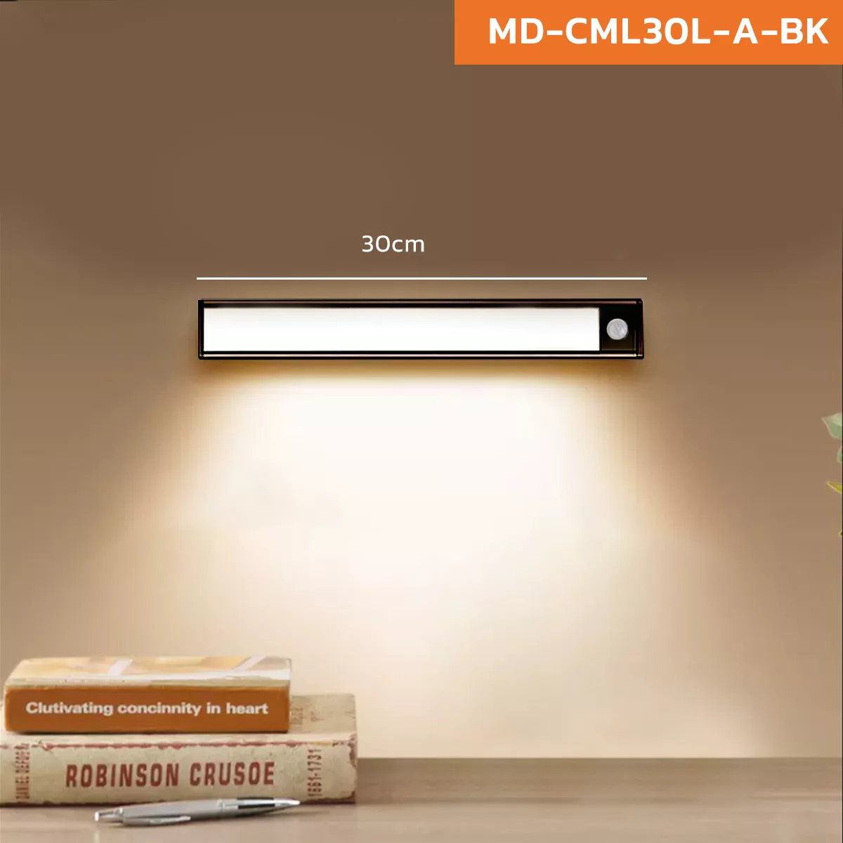 Picture of Slim LED Rechargeable Wall Light – 3 Color Touch Control Night Lamp 1.8W