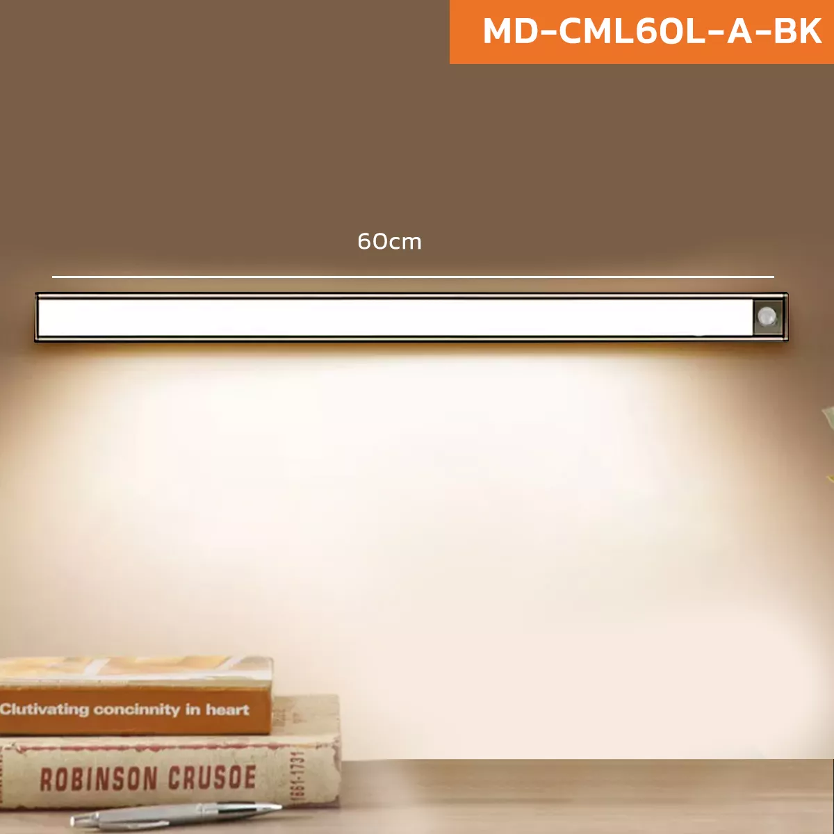 Picture of Slim LED Rechargeable Wall Light – 3 Color Touch Control Night Lamp 1.8W