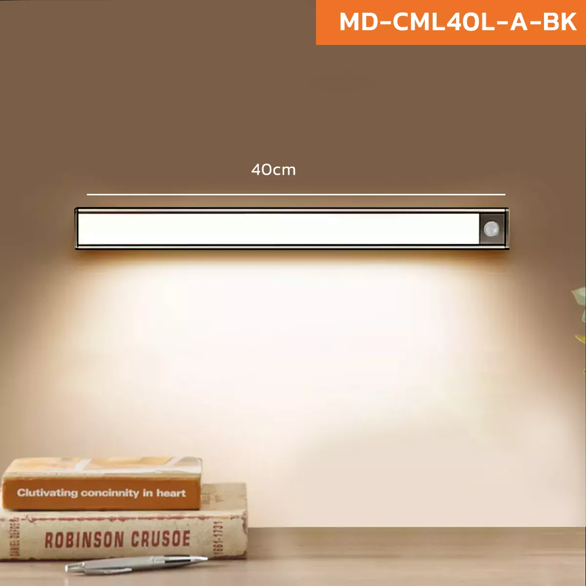 Picture of Slim LED Rechargeable Wall Light – 3 Color Touch Control Night Lamp 1.8W