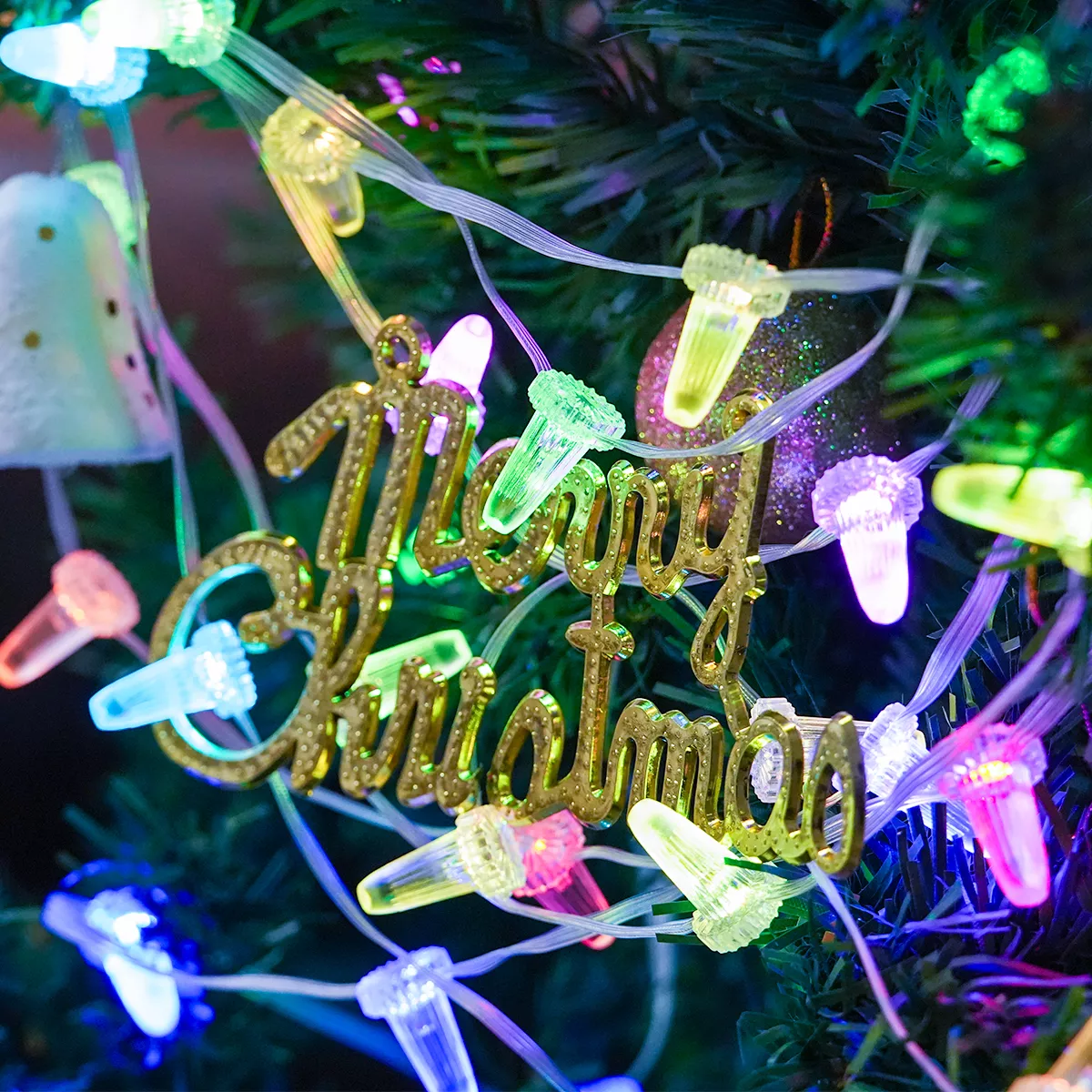 Picture of Ice Cream Shape LED RGB String Lights