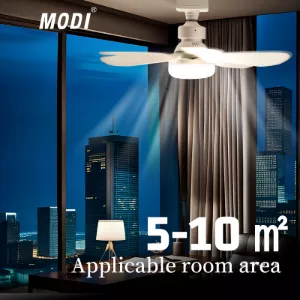 Picture of Ceiling Fan LED Light 30W – 3-Color Dimmable Modern Fan Lamp