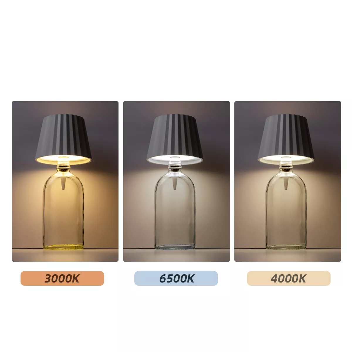 Picture of Rechargeable Wine Bottle LED Stopper Lamp – 3 Color Mood Light