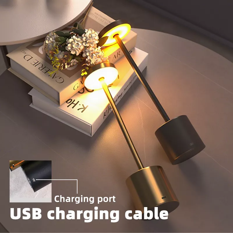 Picture of Modern Rechargeable LED Touch Sensor Table Lamp – 3 Color Dimming