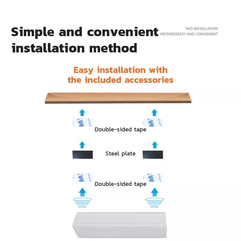 Picture of Wireless Rechargeable LED Shelf Light / Under Cabinet Lamp – 3 Color Touch Dimming