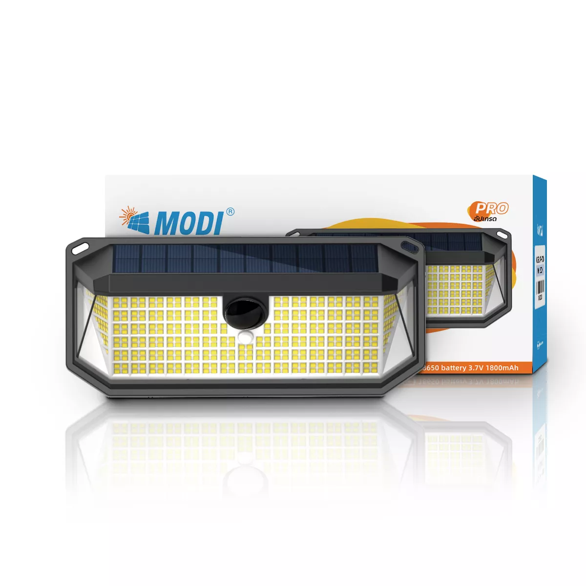 Picture of Solar Motion Sensor Wall Light 6500K | Outdoor Waterproof Security Light with PIR Sensor