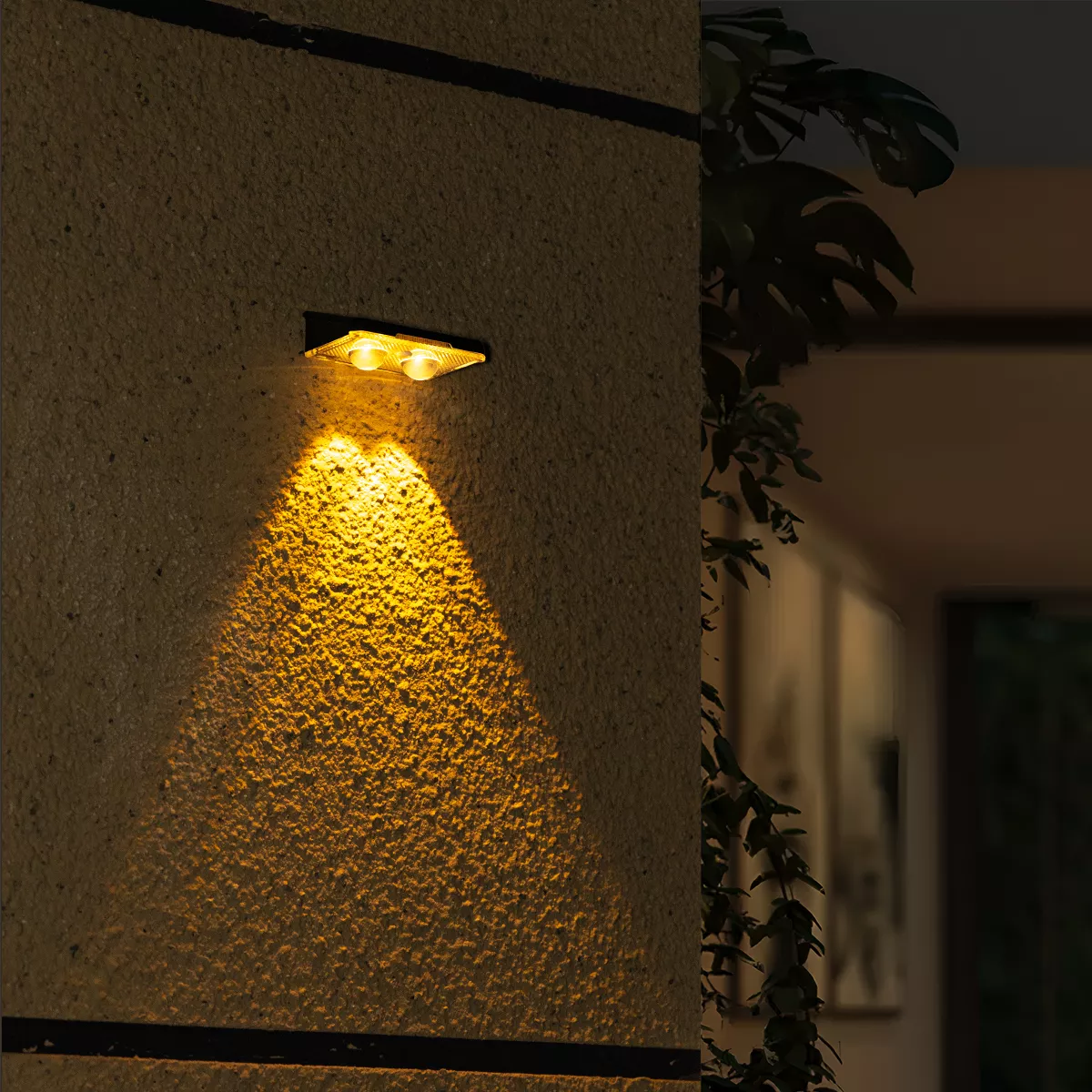 Picture of Outdoor Solar Wall Light with Motion Sensor
