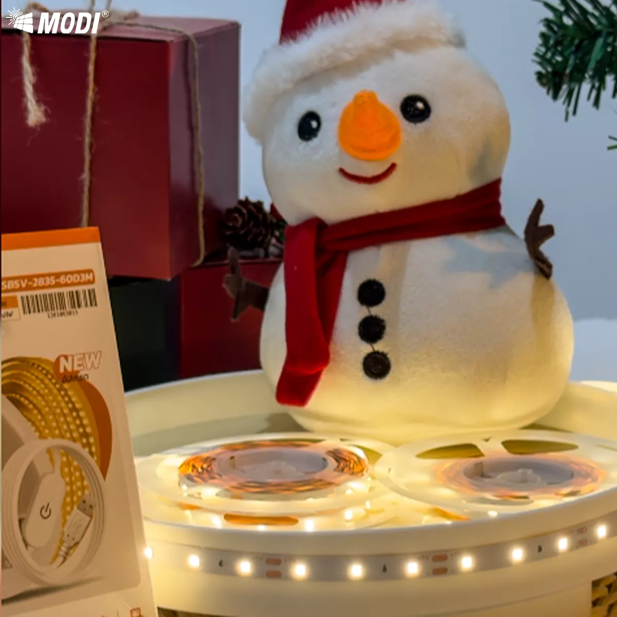 Picture of USB LED Strip Light 3M + 1M Extension – 3000K Warm White / RGB Remote Control