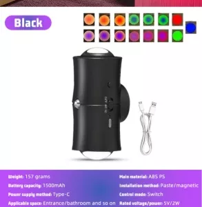 Picture of RGB Motion Sensor Magnetic Wall Light