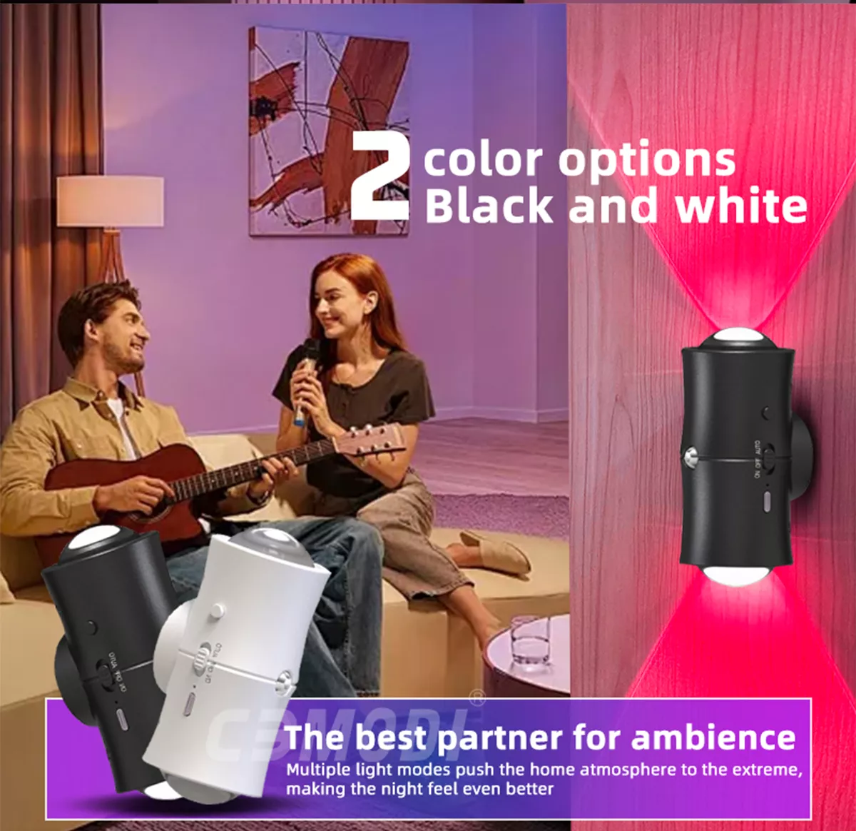 Picture of RGB Motion Sensor Magnetic Wall Light