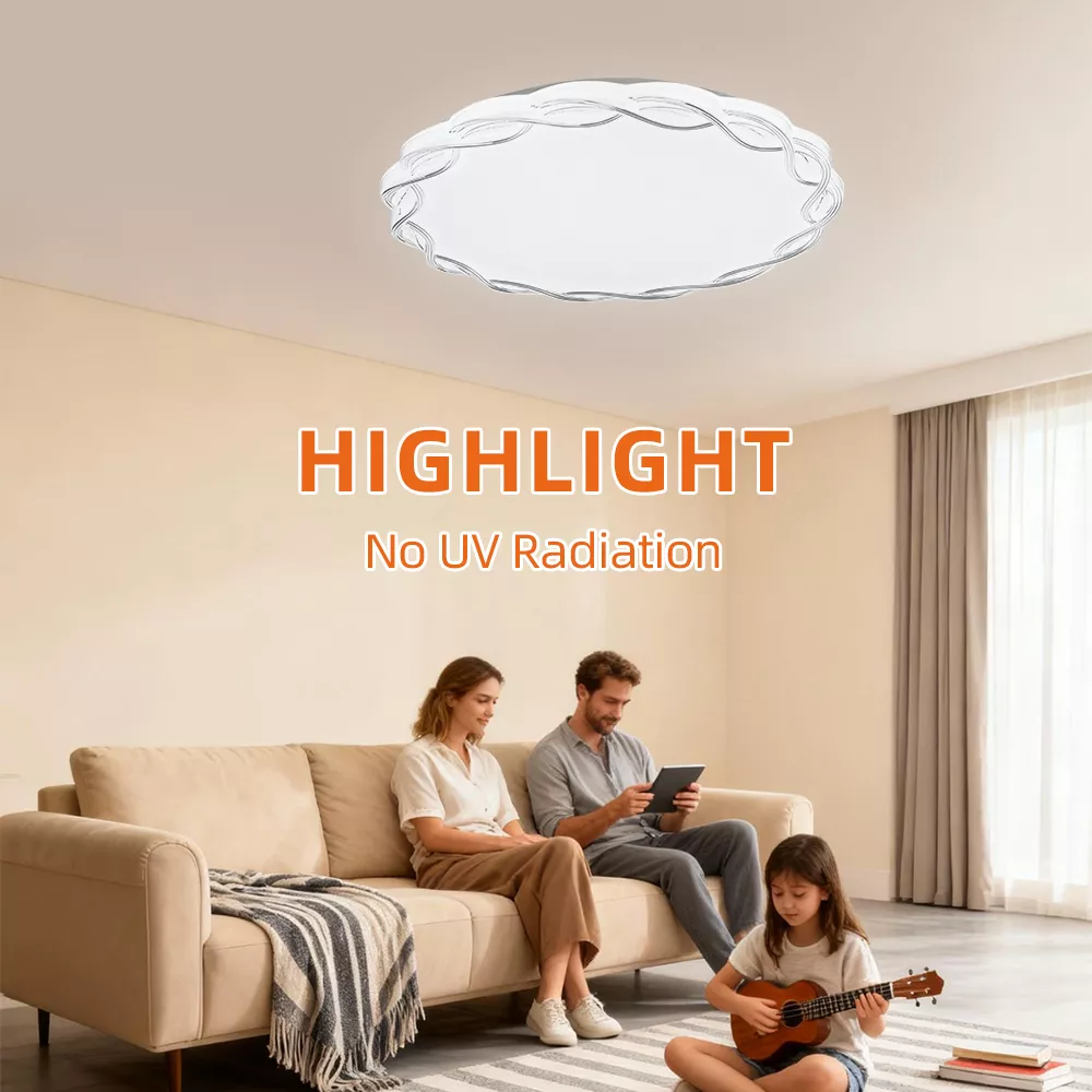 Picture of Modern 3-Color LED Ceiling Light 80W