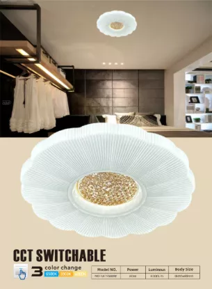 Picture of Flower Crystal LED Ceiling Light – 80W