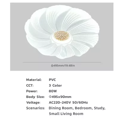 Picture of Luxury Flower LED Ceiling Light 80W