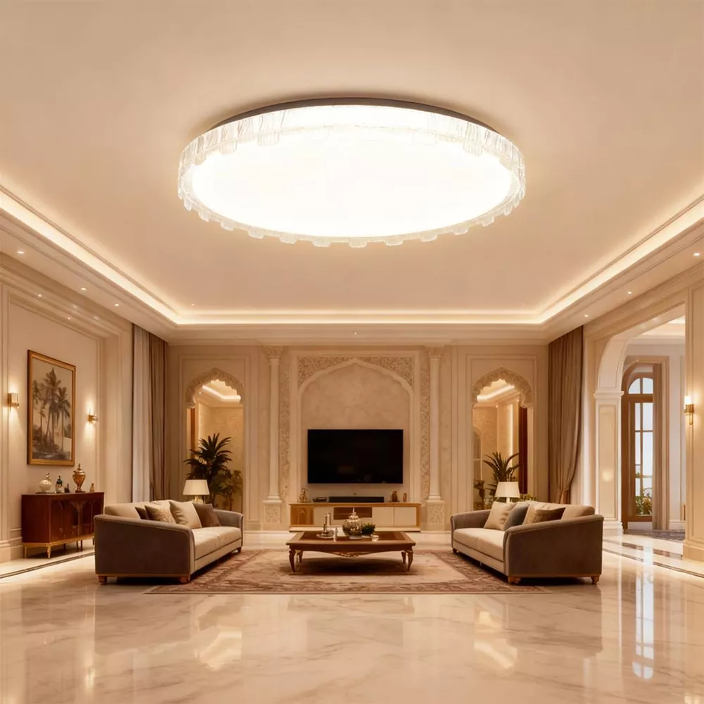 Picture of Luxury Flower Crystal LED Ceiling Light 80W