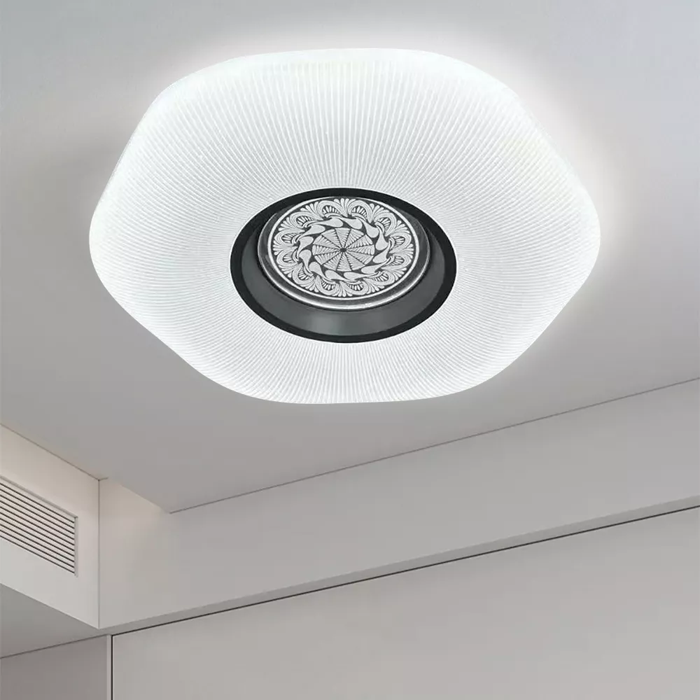 Picture of Luxury Crystal Center 3-Color LED Ceiling Light 80W