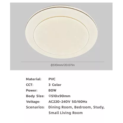 Picture of 80W Modern Round LED Ceiling Light