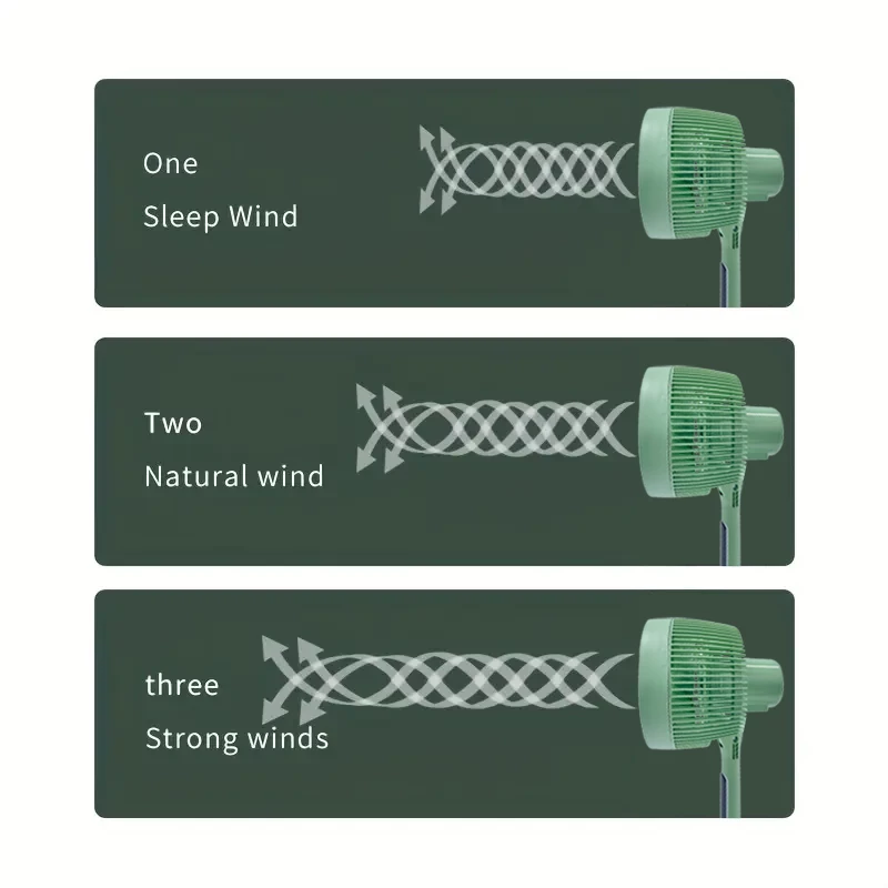 Picture of Air Circulation Pedestal Fan with Remote Control – Silent Oscillating Cooling Fan