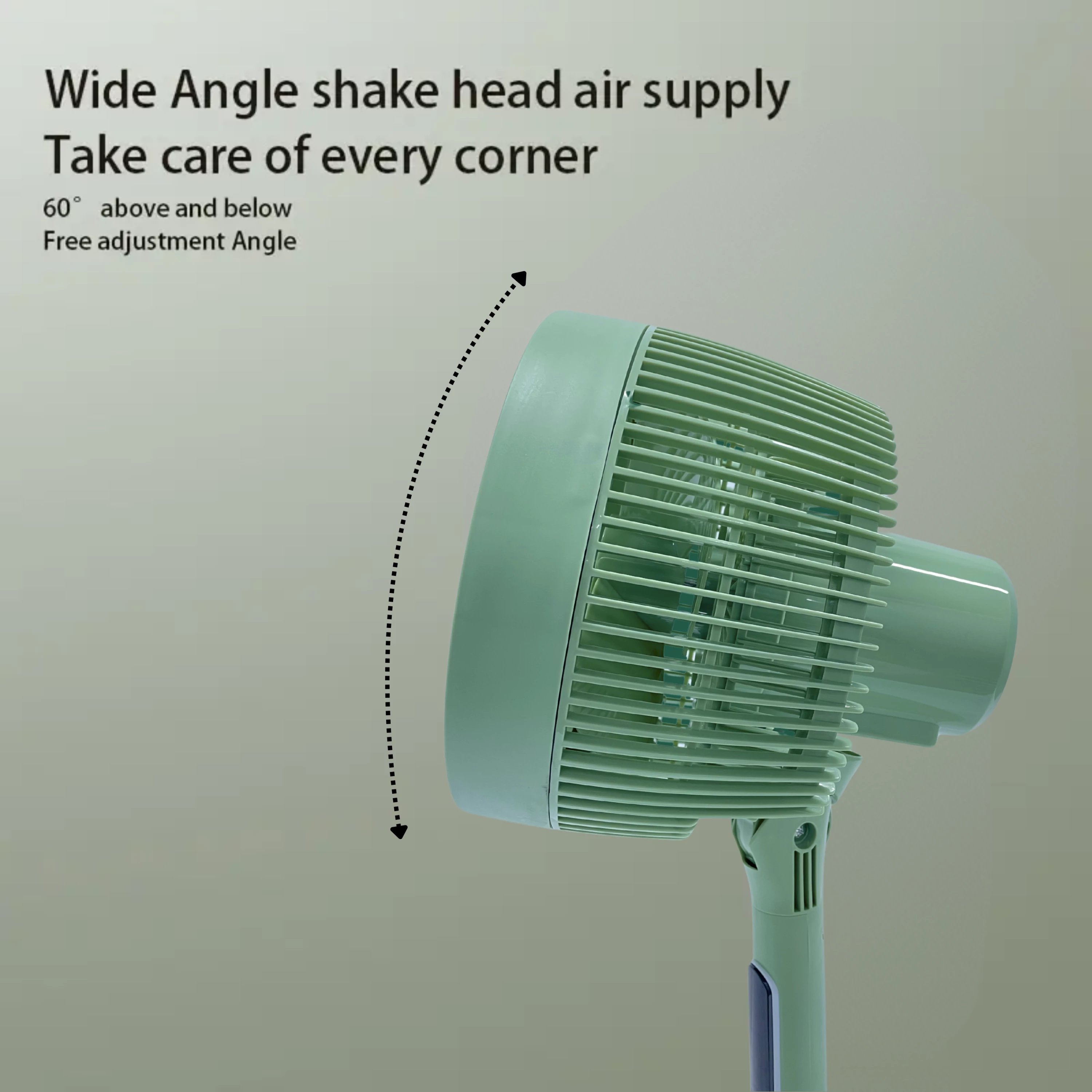 Picture of Air Circulation Pedestal Fan with Remote Control – Silent Oscillating Cooling Fan