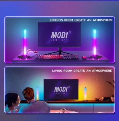 Picture of LED Headset Holder with USB Power, Touch Control & Starry Base – For Gaming, Streaming & Desk Setup