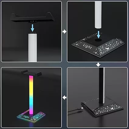 Picture of RGB Gaming Headset Stand with LED Light