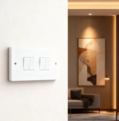 Picture of 4gang 1 way plate switch