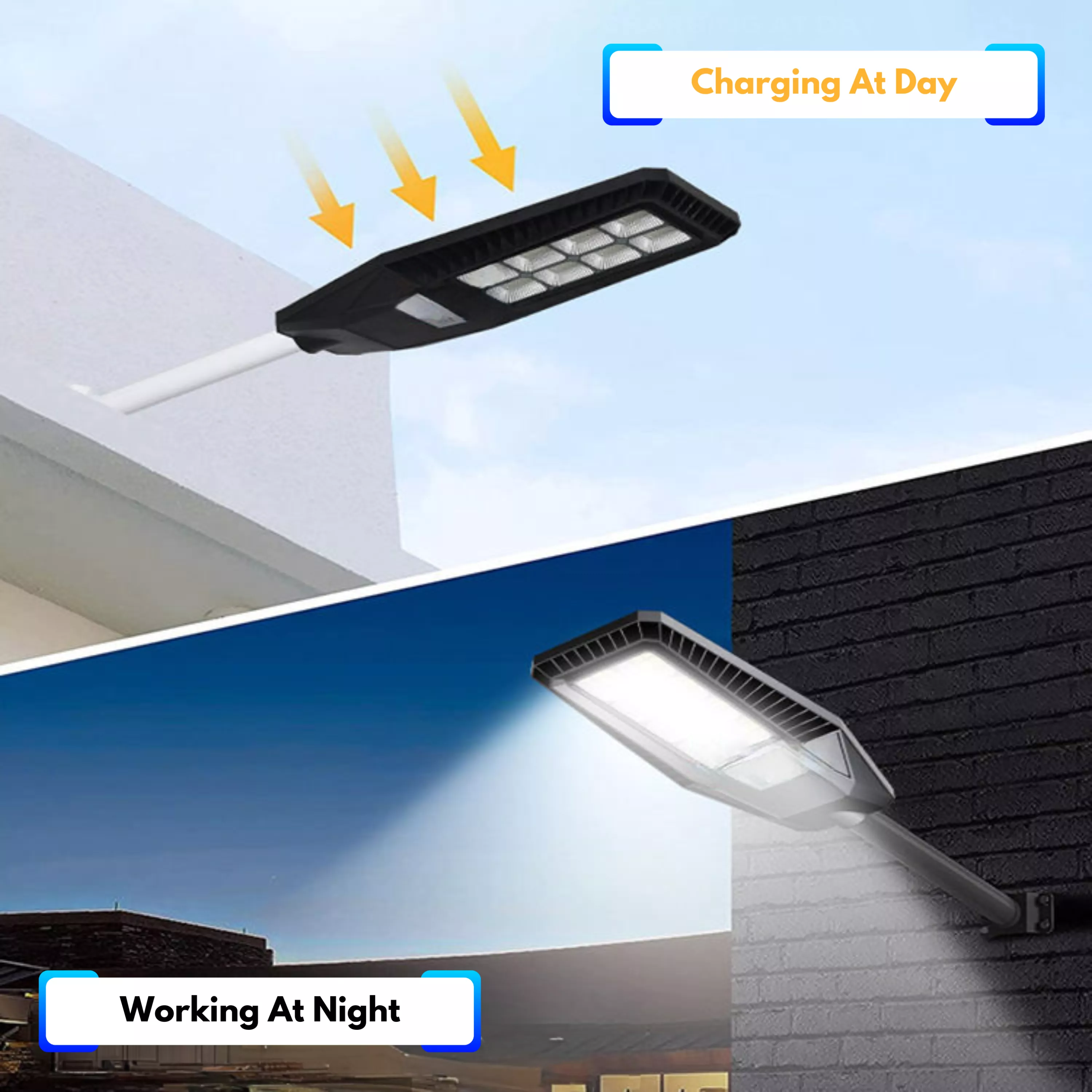 Picture of MODI 400W Solar Street Light with Remote | Outdoor Waterproof LED Motion Sensor Light