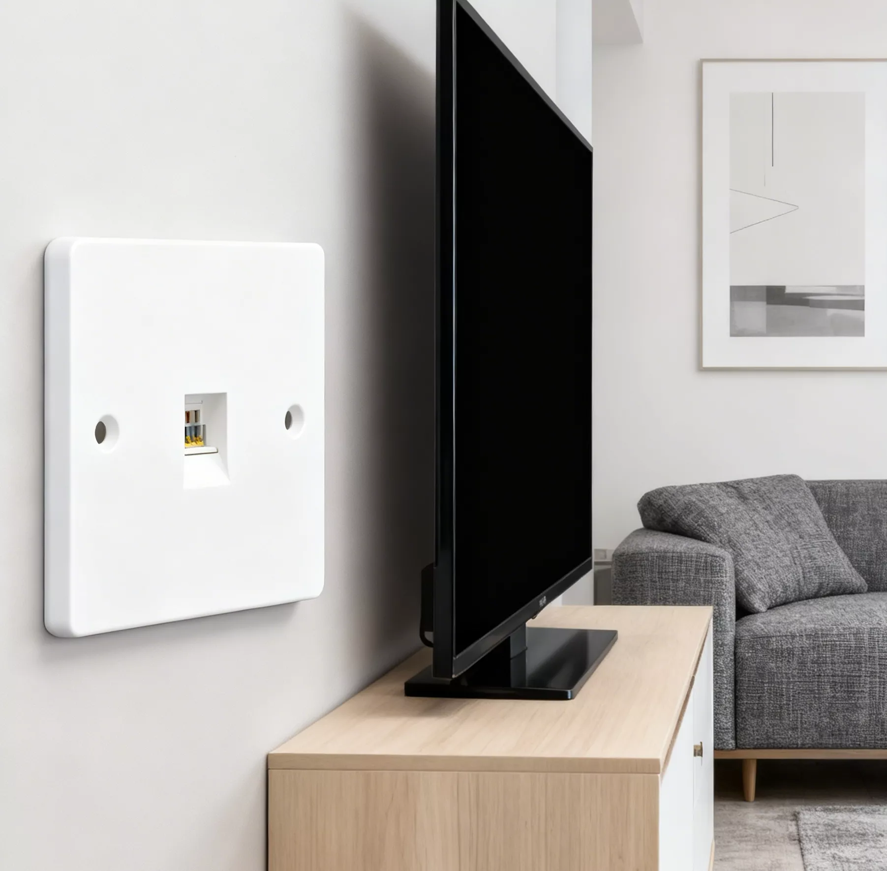 Picture of Ethernet Wall Socket)