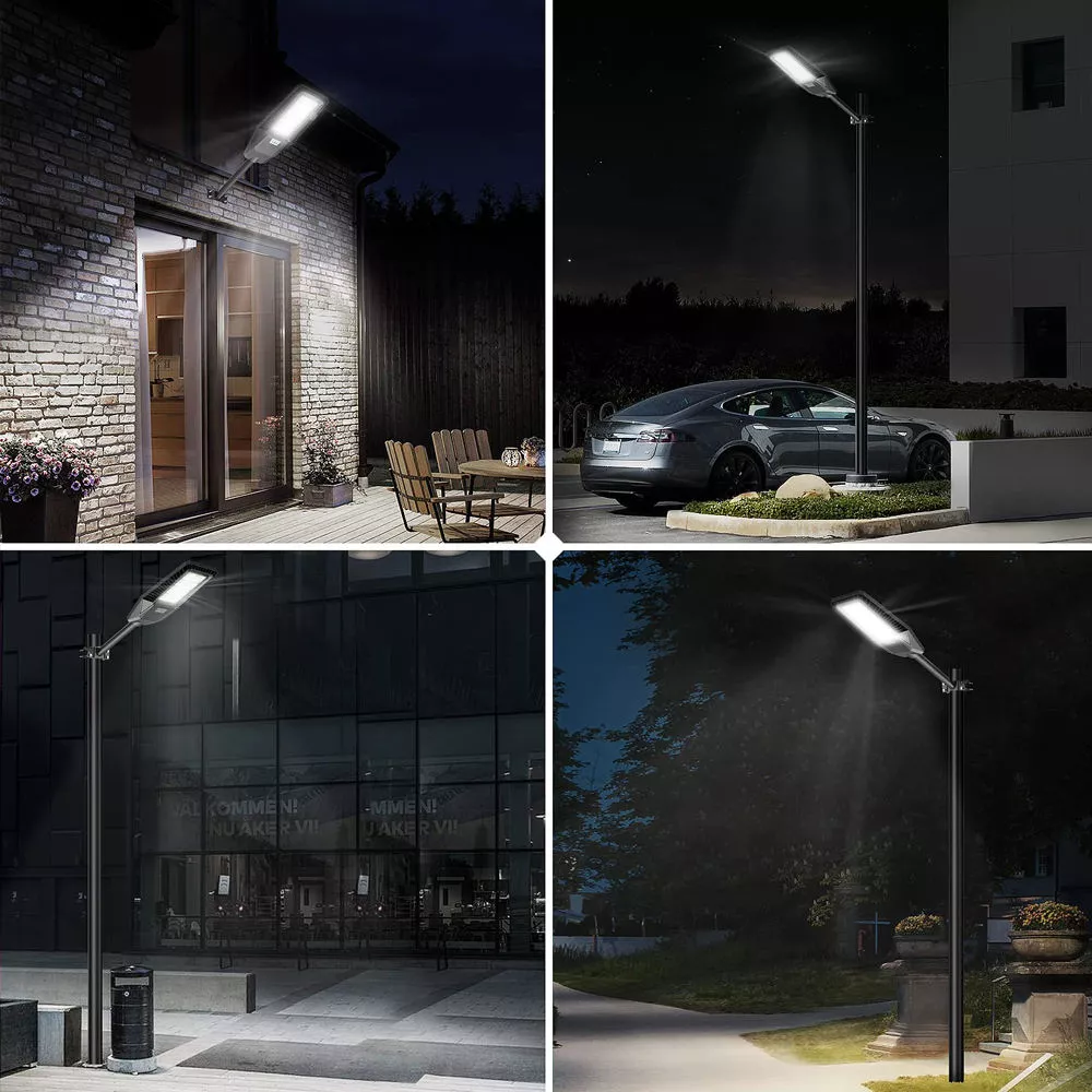 Picture of 300W Solar Street Light With Motion Sensor & Remote – Outdoor Waterproof LED Street Lamp
