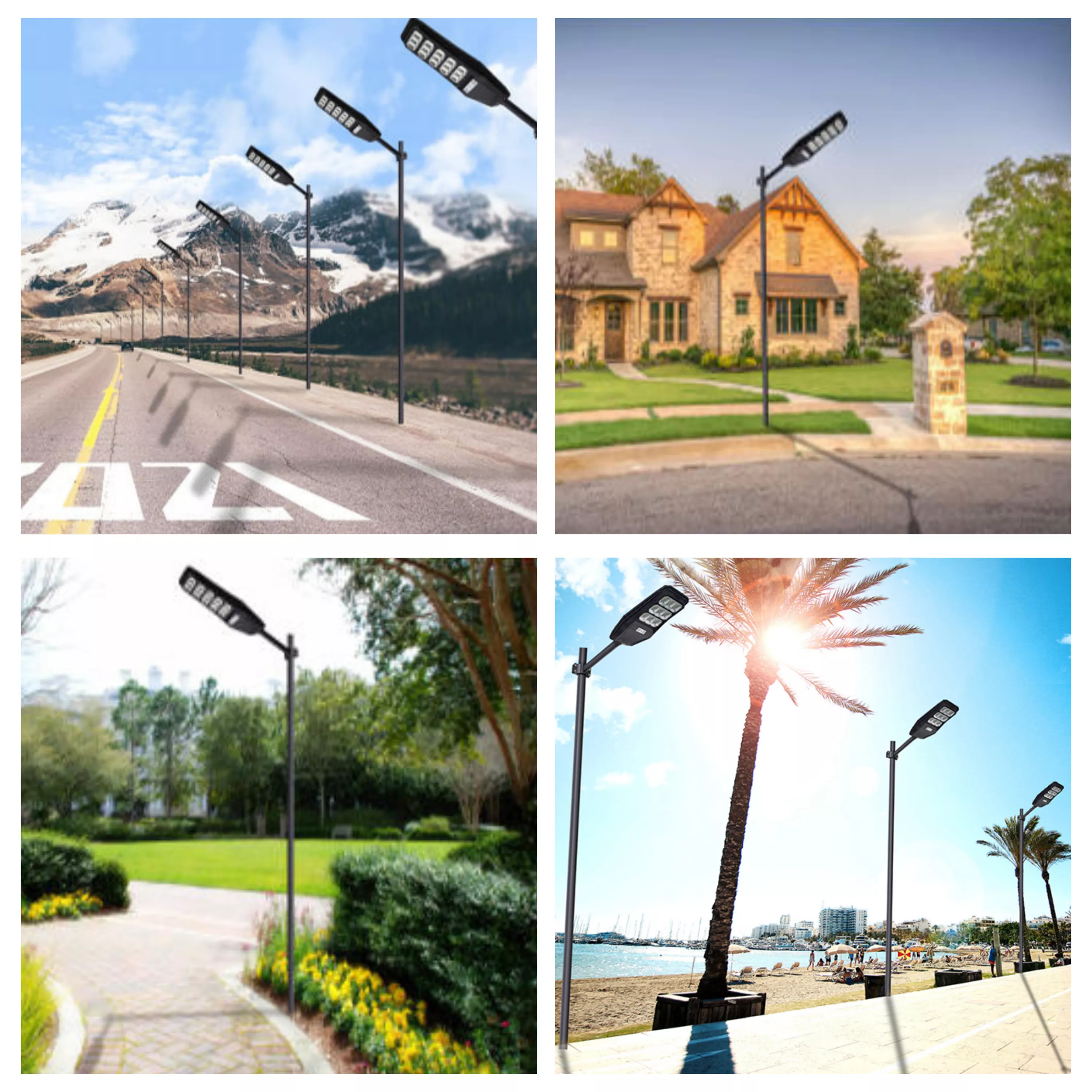 Picture of 300W Solar Street Light With Motion Sensor & Remote – Outdoor Waterproof LED Street Lamp