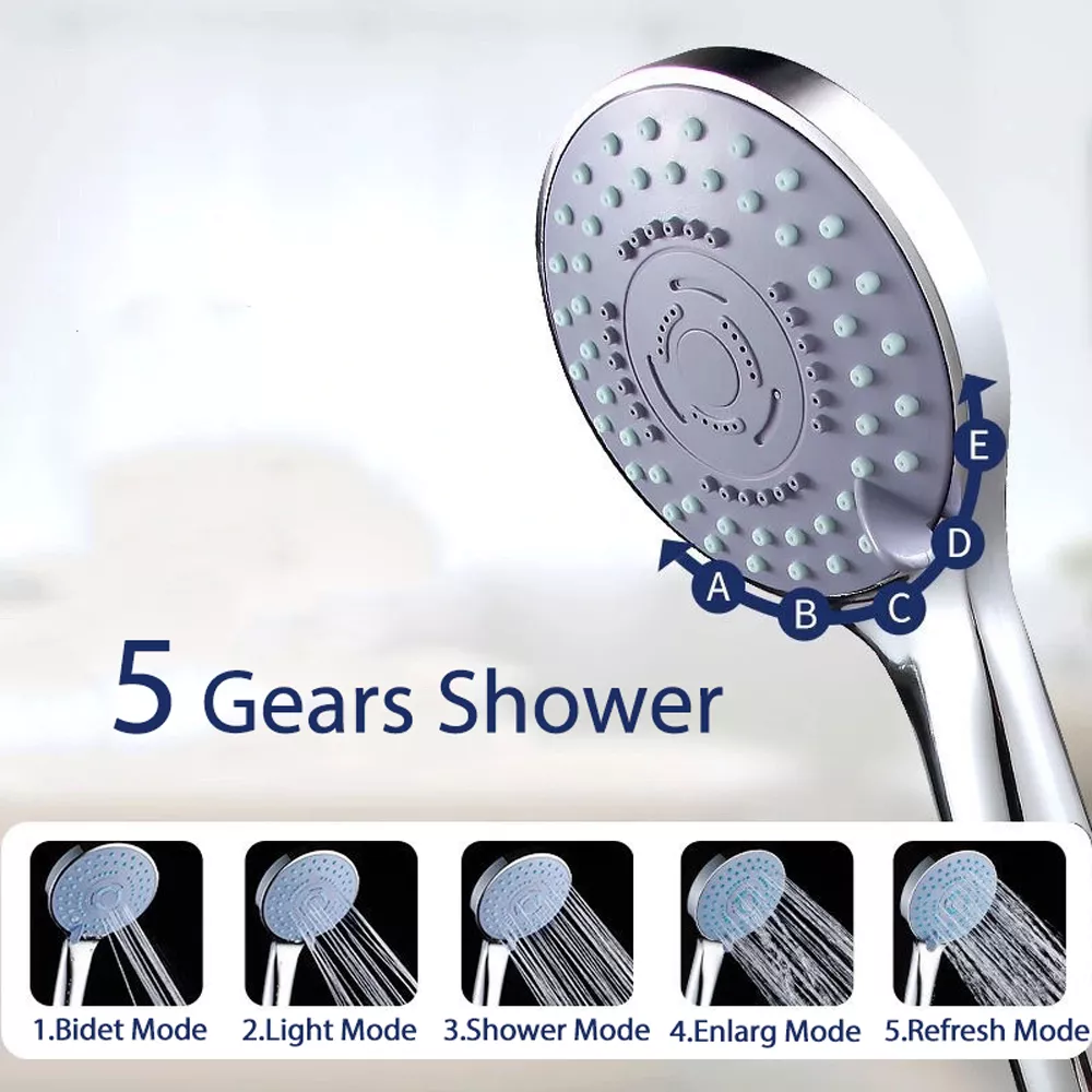 Picture of 5-Function High Pressure Shower Head