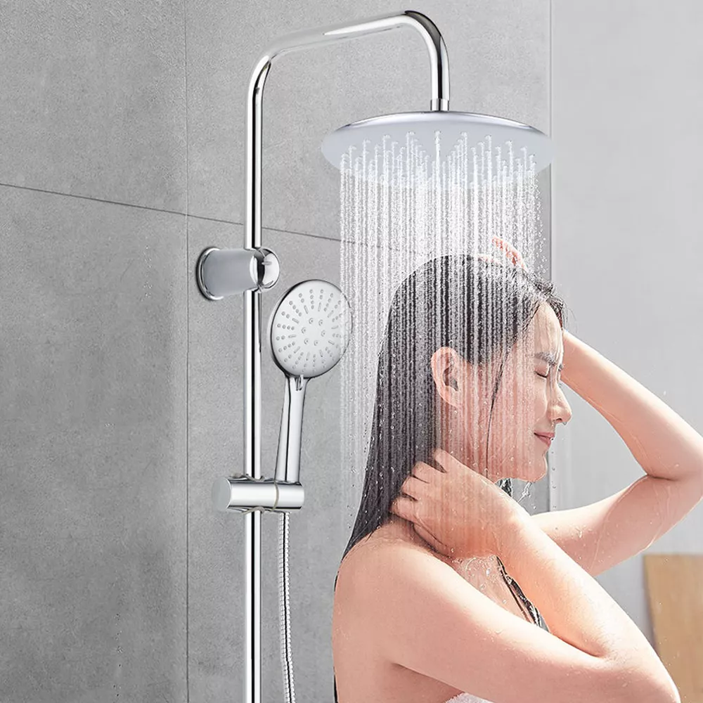 Picture of Rainfall Shower System with Handheld – Adjustable Dual Shower Head Set (5 Spray Modes)