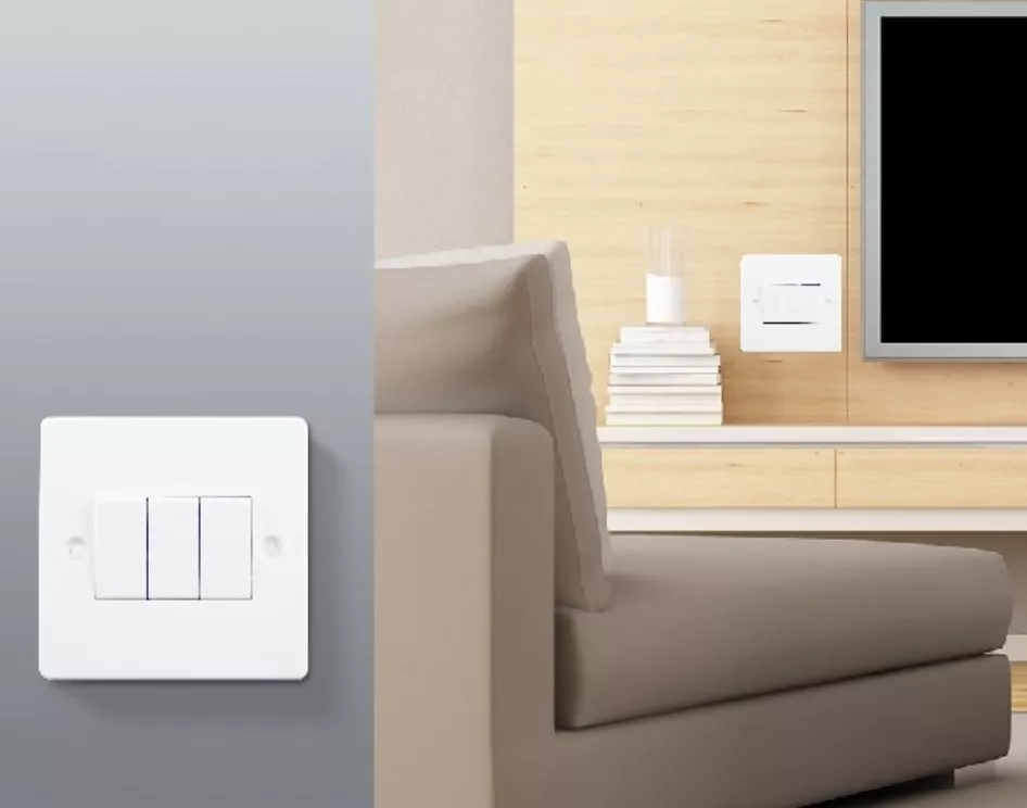 Picture of 3 Gang Single Way Wall Switch