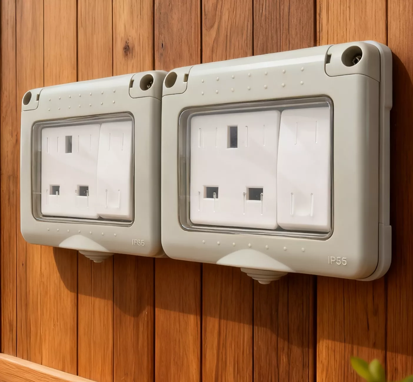 Picture of IP55 Outdoor Double Socket